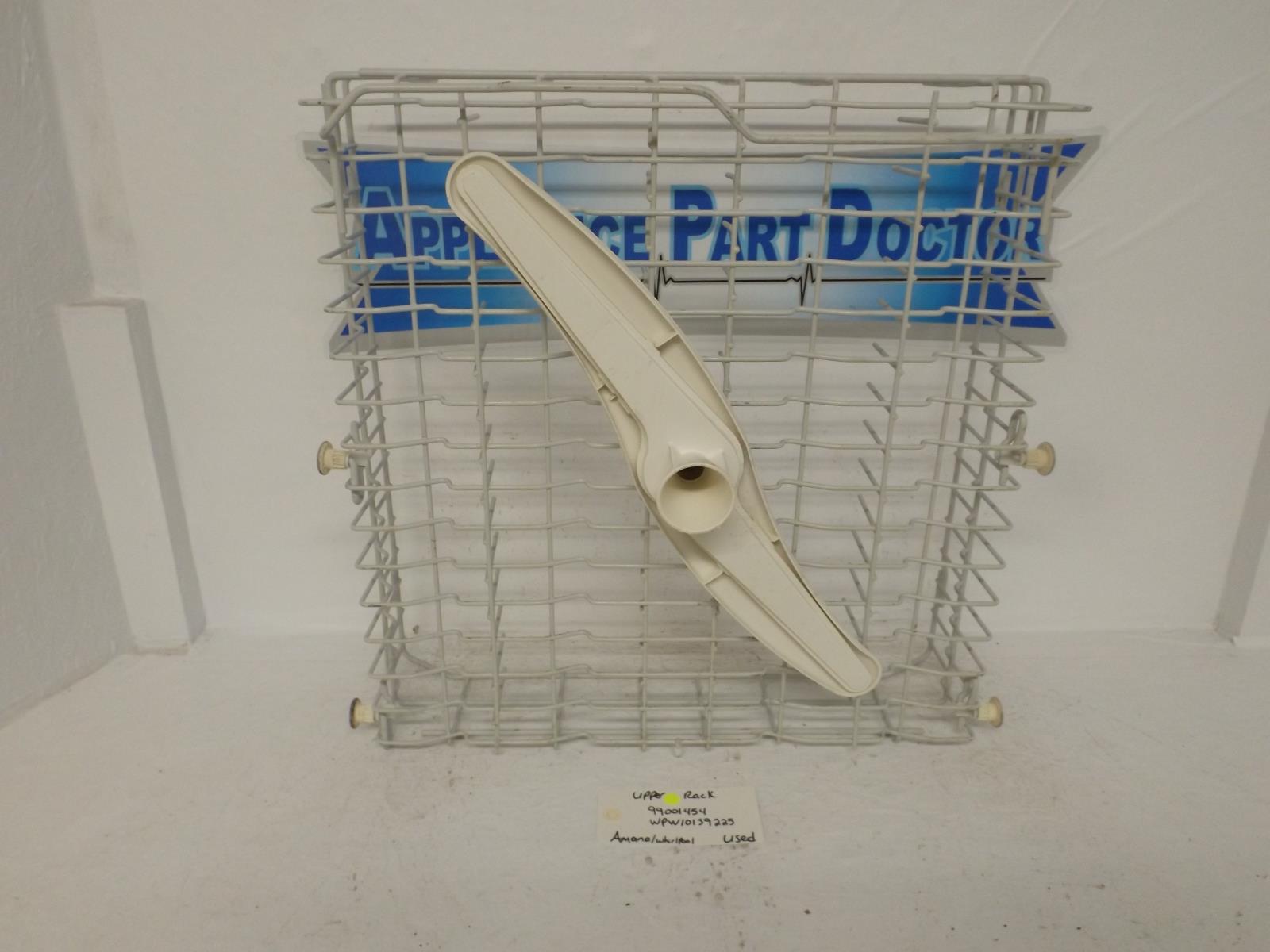 AMANA Dishwasher 99001454 WPW10139225 Upper Rack Used AMANA Dishwasher 99001454 WPW10139225 Upper Rack Used